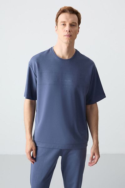 AIR JONES Σετ ανδρικής φόρμας Oversize από βενζινοκίνητο βαμβάκι με απαλή υφή - 85261