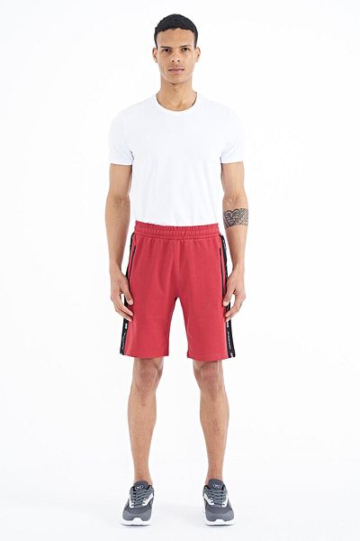AIR JONES Pantaloni scurți Alfred Red Standard Fit pentru bărbați - 81244
