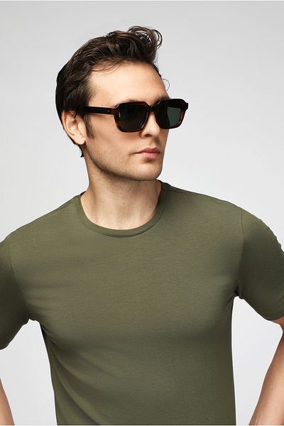 Kiğılı Cotton Slim Fit Crew Neck T-shirt