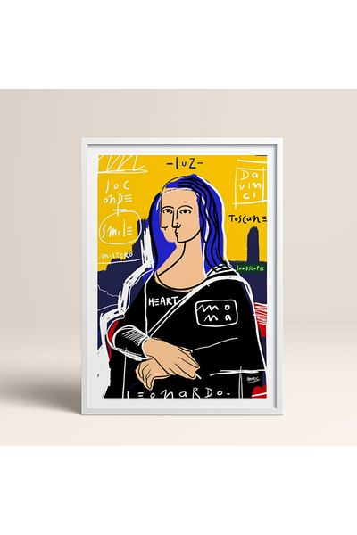 HOMEPACK Single Wooden Framed Painting One Piece Poster Painting Tk/1086