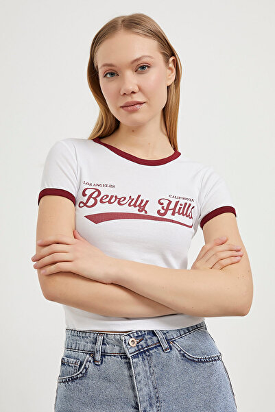 Arma Life Γυναικείο καλοκαιρινό κοντομάνικο μπλουζάκι με λαιμόκοψη