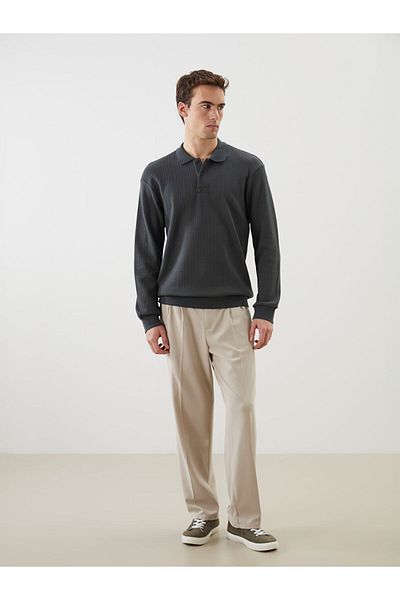 LC Waikiki Polo Neck Men's Sweatshirt