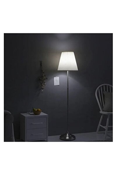 Primo Plus White/Silver Floor Lamp