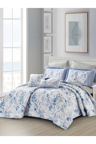 Donetella Cotton Printed Comforter Set 4-Pcs Single Size(170 X 230 Cm) With 350 GSM Filling