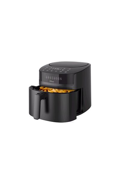 Zilan Friteuza cu aer cald Zilan ZLN7999 Negru, putere 1800 W, ecran digital, panou cu comenzi tactile