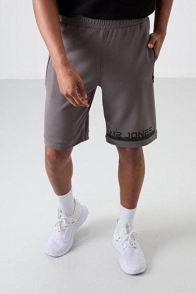 AIR JONES Ανδρικά σορτς Albie Dark Grey Standard Fit - 81241