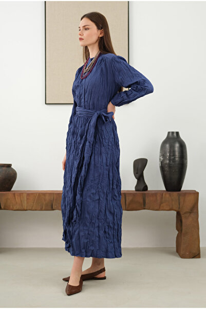 HEQA Темно-синій костюм