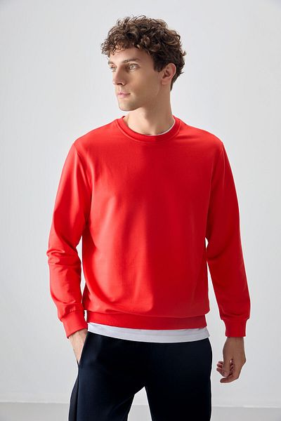 AIR JONES Ανδρικό φούτερ Fiesta Basic - Βαμβακερή μαλακή υφή, Standard Fit - 88363
