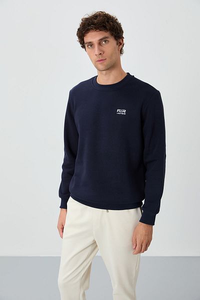 AIR JONES Ανδρικό φούτερ Omar Navy Blue Rose Gold - 88137