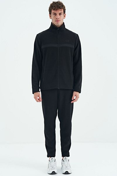 AIR JONES Ανδρική φόρμα Doyle Black Fleece - 85225