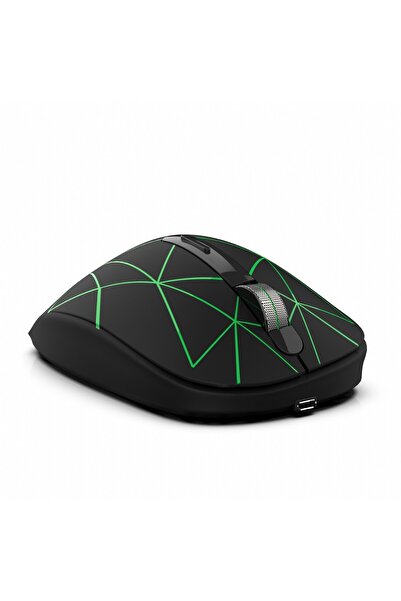 Inca IWM551 Kablosuz USB Type C Şarj Edilebilir 1600 DPI RGB Mouse