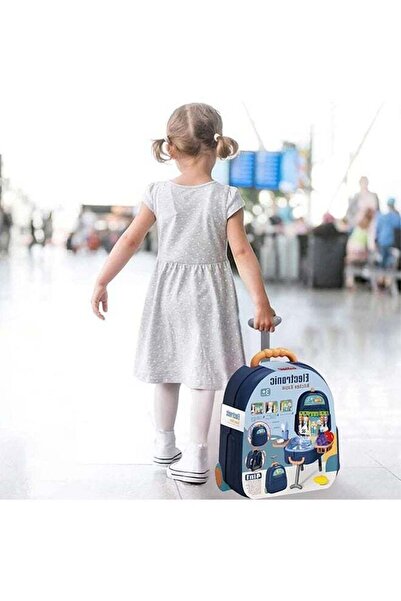 COOYA Kitchen Mini Cooking Set Backpacks, 4-in-1 Pretend Utensils Set Toy for Kids, with Real Faucet