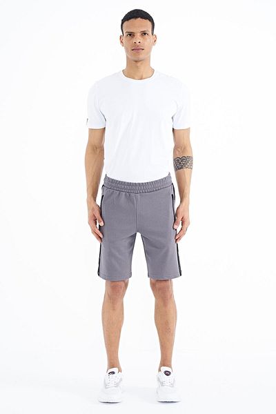 AIR JONES Ανδρικό σορτς Alfred Dark Grey Standard Fit - 81244