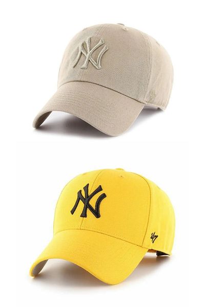 w white stars sports & wear Unisex Αθλητικό Καπέλο Σετ 2 Ρυθμιζόμενων Λευκών Αστέρων με Velcro στην πλάτη