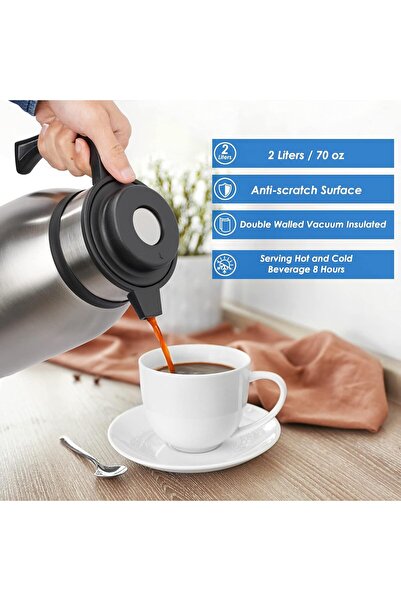 Denx DX2060 - Stainless steel thermos pot