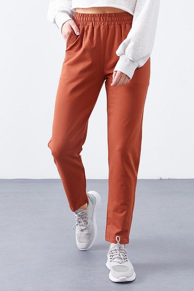 TOMMY LIFE Cinnamon High Waist Jogger Comfortable Form Skinny Leg γυναικεία αθλητική φόρμα κάτω - 94566