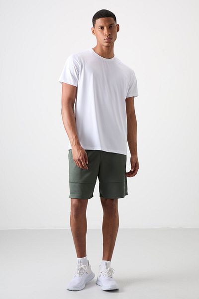 TOMMY LIFE Ανδρικό σορτς Khaki Thick Soft Comfort Fit - 81272