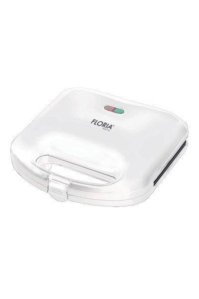 Floria Sandwich maker Floria ZLN-4305, White, 750 W, Triangle non-stick plates