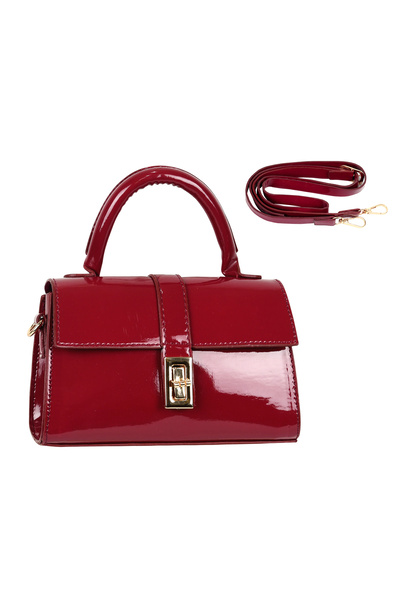 Bliss Women's Burgundy Color Side Adjustable Strap Hand and Shoulder Bag