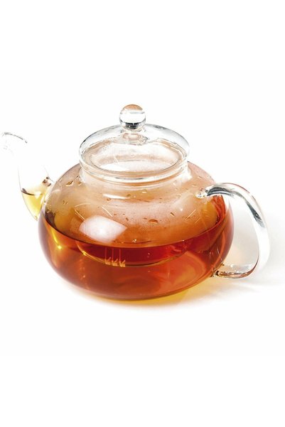Biradlı Cam Süzgeçli Demlik, 400 Ml
