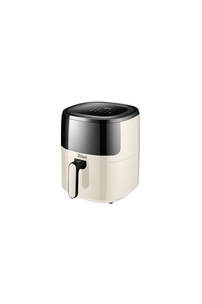 Zilan Friteuza Zilan ZLN9984 tip air fryer, 1500W, capacitate 5L, temperatura maxima 200 grade, Crem
