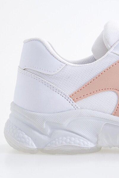 TOMMY LIFE Powder Lace High Sole Casual Women's Sports Shoes - 89072