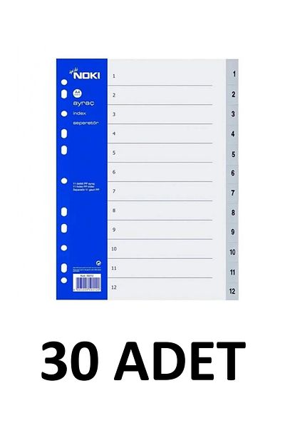 Noki 30 Pieces 1-12 Numbers Separator