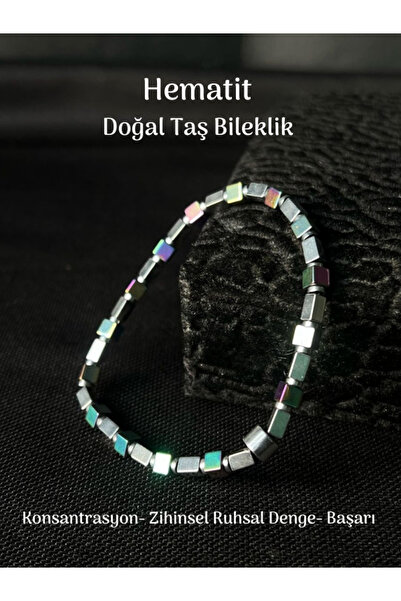 Tuana Trend سوار حجر الهيماتيت الطبيعي عالي الجودة، رمز الثروة والحيوية والقو...