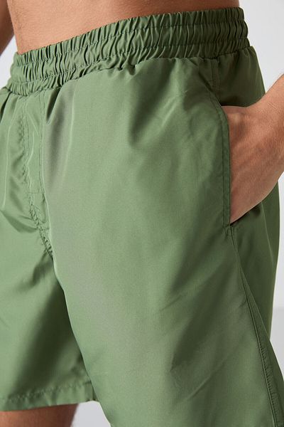 TOMMY LIFE Pantaloni scurți de baie pentru bărbați, cu uscare rapidă, standard, kaki - 81237