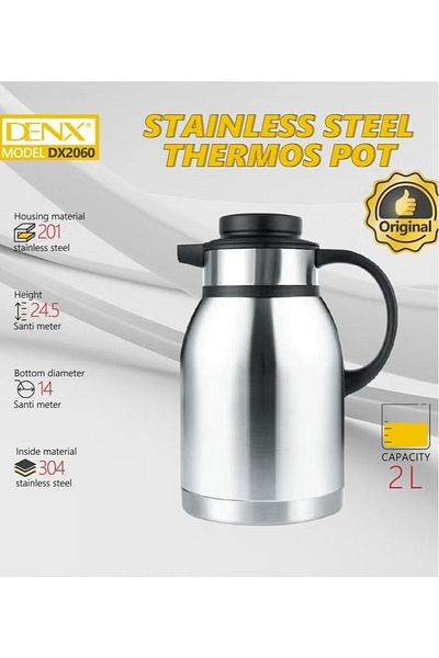 Denx DX2060 - وعاء حراري من الفولاذ المقاوم للصدأ