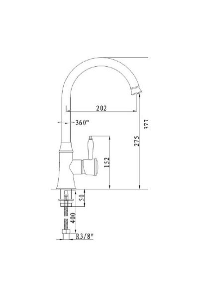 Penta Faucet Bosphorus Gold 2405
