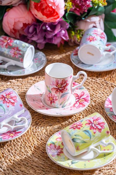 ACAR Bohemia 6-Person Coffee Cup Set - 90 ml
