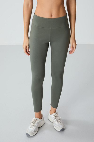 TOMMY LIFE Γυναικείο κολάν ψηλόμεσο Thermal Slim Fit Skinny Leg - 94577