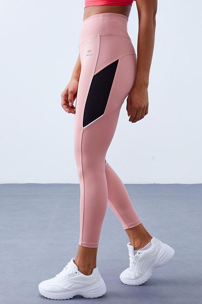 TOMMY LIFE Jambiere de damă cu talie înaltă Powder pentru picior subțire - 94537