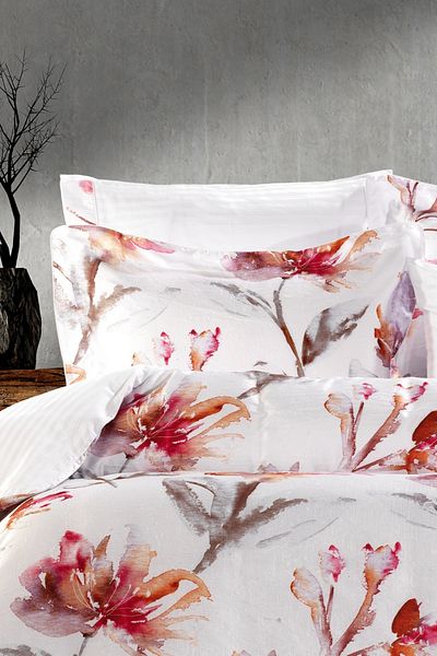ZEBRA CASA Σετ Παπλωματοθήκη Salina Cotton Satin Διπλό