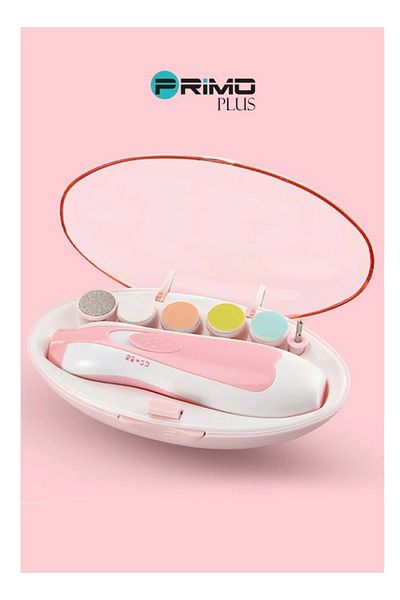 Primo Plus 6 in 1 Electric Nail Trimmer Set with LED Light for Kids