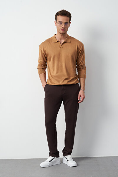 Mesfeno Довгорукавий оверсайз тонкий трикотажний чоловічий светр