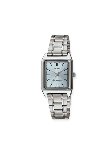Casio Women's LTP-V007D-2EUDF Analog Watch with Stainless Steel Strap - 22 mm - Silver