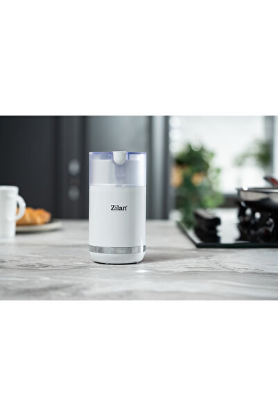 Zilan Elektrický mlýnek na kávu ZLN9281, ocelové nože, plastové tělo, bílá