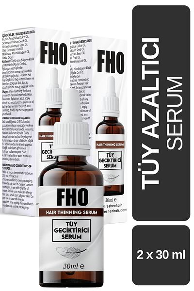 FHO Freshen Hair Depilatory Hair Reducing and Moisturizing Serum 2X30Ml