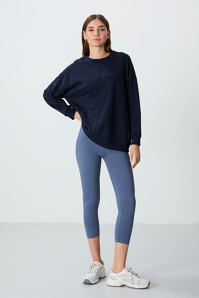 TOMMY LIFE Jambiere Capri pentru damă, cu talie înaltă, slim fit