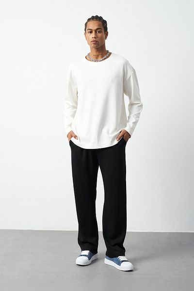 Mesfeno Stretchy Modal Fabric Baggy Men's Trousers