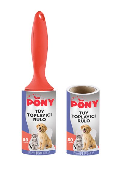 Pony Hair Collector Roller + Spare Roller