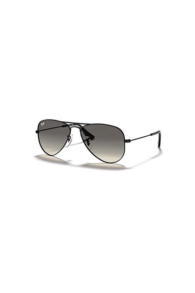 Ray-Ban Junior Rj 9506S 22011 50 Aviator Kids Drop Black Metal Sunglasses