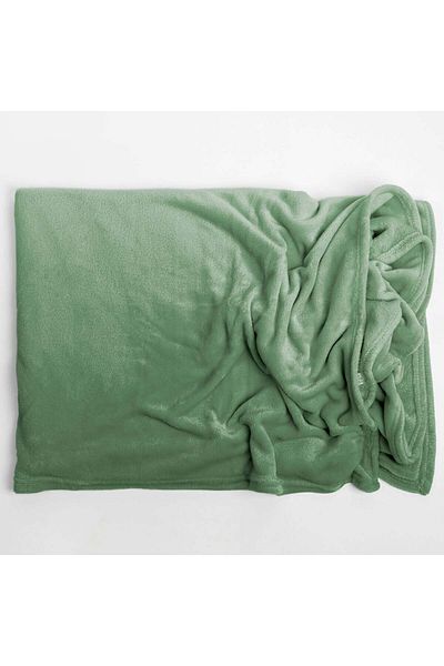 Ella Home Ella Home Blanket, warm and soft, Polyester, Green, 170x130cm