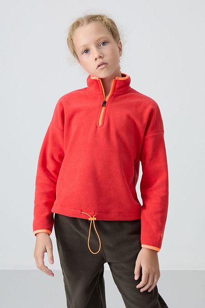 TOMMY LIFE Φούτερ Fiesta Fleece για κορίτσια - Κεντητό, Χοντρή απαλή υφή, Standard Fit - 75151