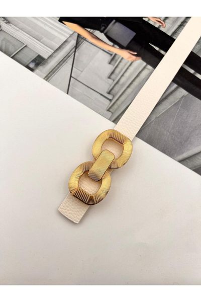 MODAM HİFA Cataramă pătrată din aur pentru femei, curea pentru pantaloni, curea pentru rochie, curea pentru cămașă, curea pentru haină