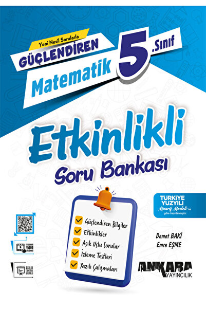 Ankara Yayıncılık 2024-2025 Müfredat 5 Sınıf Matematik Etkinlikli Sorular İzl...