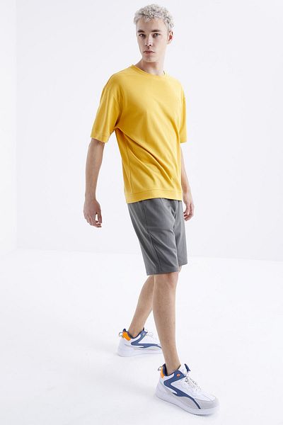 TOMMY LIFE Basic ανδρικό σορτς - Çağla Lace-up, Standard Fit - 81212