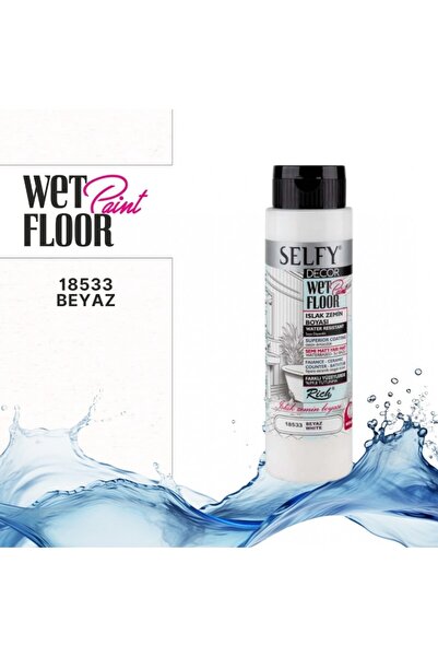 Rich Selfy Decor 500cc Islak Zemin Boyası Beyaz / 18533